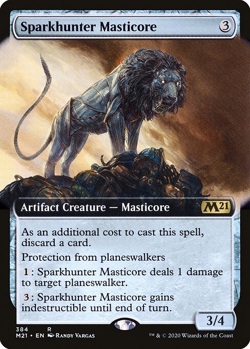 Sparkhunter Masticore (384) [Core Set 2021] [Extended Art]