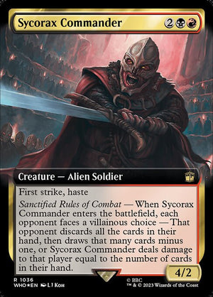 Sycorax Commander (1036) [Doctor Who] [Extended Art]