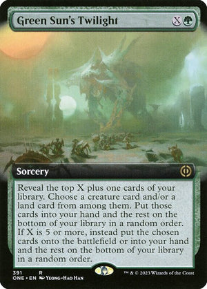 Green Sun's Twilight (391) [Phyrexia: All Will Be One] [Extended Art]
