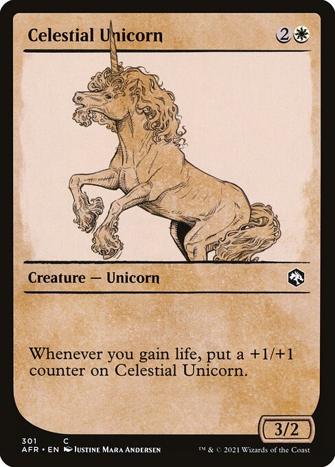 Celestial Unicorn (301) [Adventures in the Forgotten Realms] [Showcase]