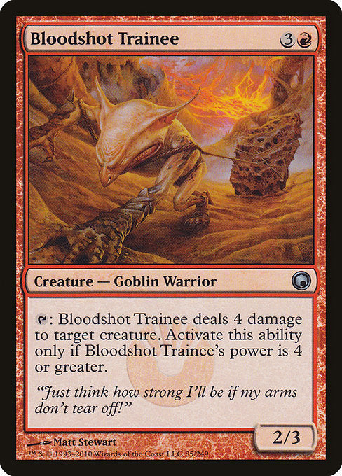 Bloodshot Trainee (85) [Scars of Mirrodin]