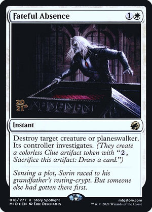 Fateful Absence (18s) [Innistrad: Midnight Hunt Promos]