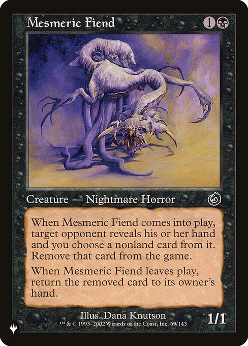 Mesmeric Fiend (TOR-69) [The List]