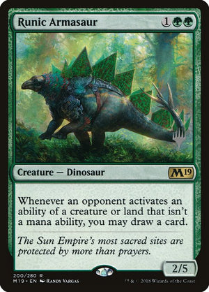Runic Armasaur (200p) [Core Set 2019 Promos]