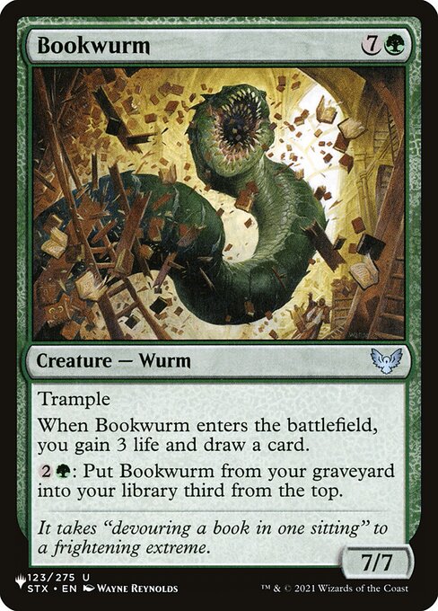 Bookwurm (STX-123) [The List]