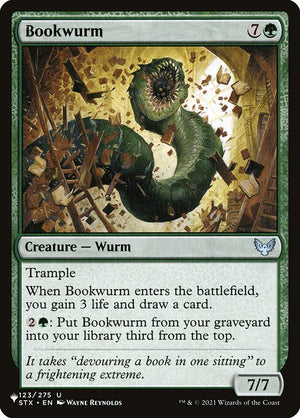 Bookwurm (STX-123) [The List]