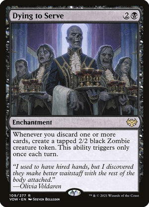 Dying to Serve (109) [Innistrad: Crimson Vow]