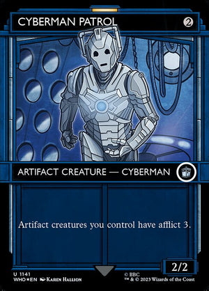 Cyberman Patrol (1141) [Doctor Who] [Showcase, Borderless]