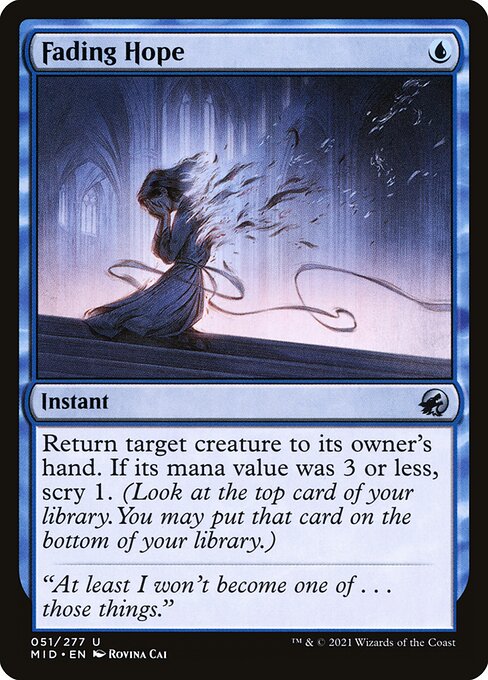 Fading Hope (51) [Innistrad: Midnight Hunt]