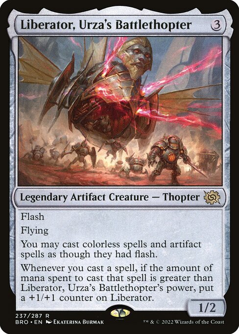 Liberator, Urza's Battlethopter (237) [The Brothers' War]