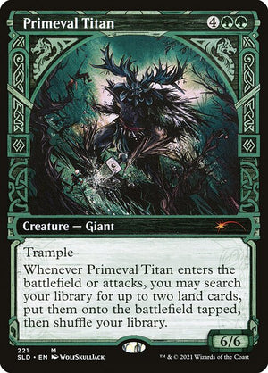 Primeval Titan (221) [Secret Lair Drop] [Showcase]