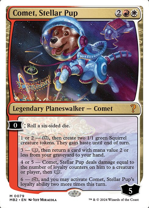 Comet, Stellar Pup (79) [Mystery Booster 2]