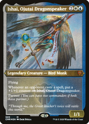 Ishai, Ojutai Dragonspeaker (520) [Commander Legends] [Etched]