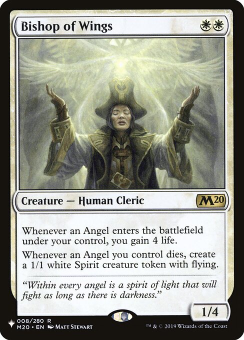 Bishop of Wings (M20-8) [The List]