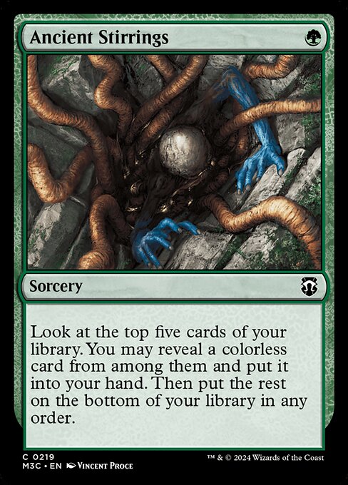 Ancient Stirrings (219) [Modern Horizons 3 Commander]