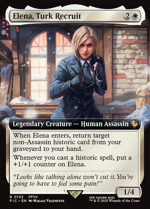 Elena, Turk Recruit (133) [Final Fantasy Commander]