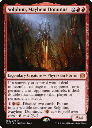 Solphim, Mayhem Dominus (150) [Phyrexia: All Will Be One]