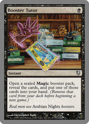 Booster Tutor (51) [Unhinged]