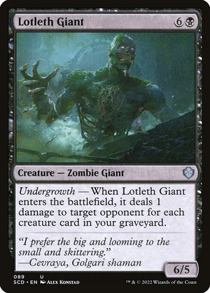 Lotleth Giant (89) [Starter Commander Decks]
