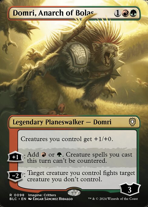 Domri, Anarch of Bolas (98) [Bloomburrow Commander]
