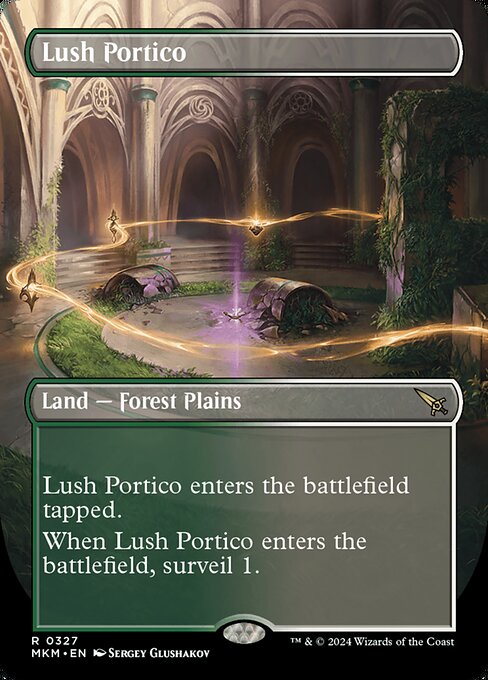 Lush Portico (327) [Murders at Karlov Manor] [Borderless]