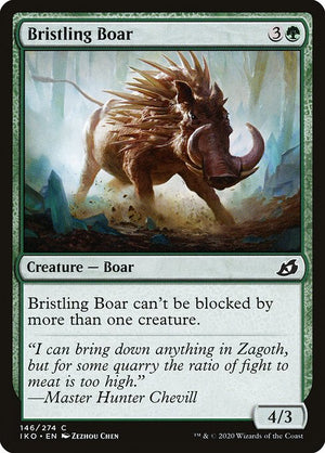 Bristling Boar (146) [Ikoria: Lair of Behemoths]