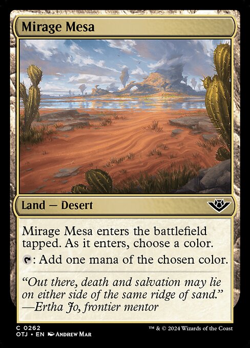 Mirage Mesa (262) [Outlaws of Thunder Junction]