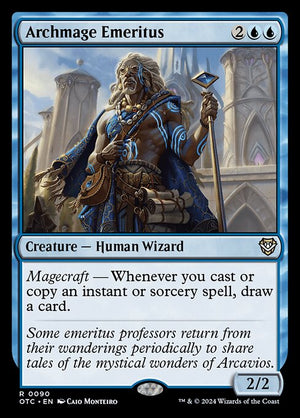 Archmage Emeritus (90) [Outlaws of Thunder Junction Commander]