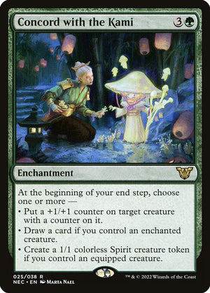 Concord with the Kami (25) [Neon Dynasty Commander]