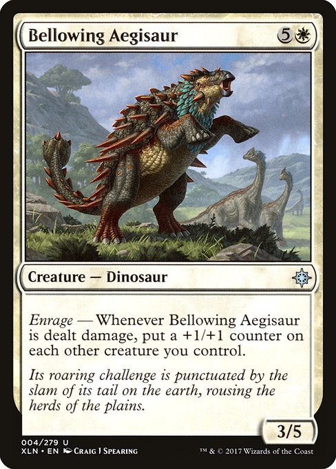 Bellowing Aegisaur (4) [Ixalan]