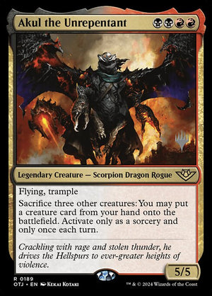 Akul the Unrepentant (189p) [Outlaws of Thunder Junction Promos]