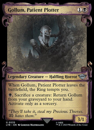 Gollum, Patient Plotter (535) [The Lord of the Rings: Tales of Middle-earth] [Showcase]