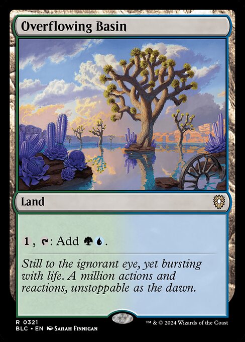 Overflowing Basin (321) [Bloomburrow Commander]