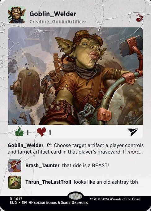 Goblin Welder (1617) [Secret Lair Drop]