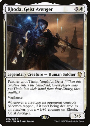 Rhoda, Geist Avenger (8) [Crimson Vow Commander]