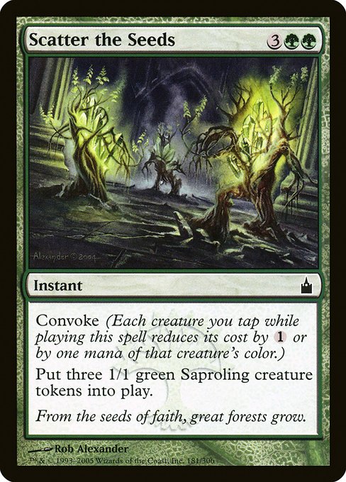 Scatter the Seeds (181) [Ravnica: City of Guilds]