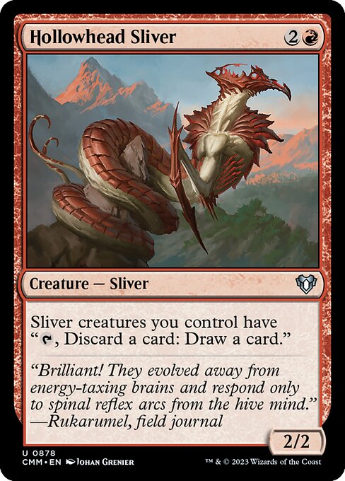 Hollowhead Sliver (878) [Commander Masters]