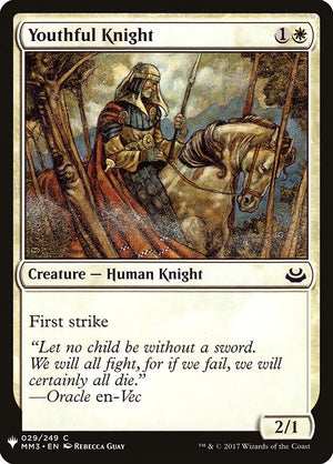 Youthful Knight (MM3-29) [The List]