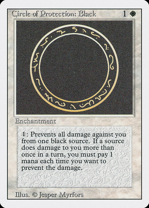 Circle of Protection: Black (9) [Revised Edition]