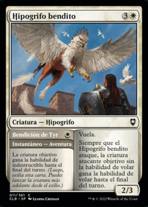 Blessed Hippogriff // Tyr's Blessing (11) [Commander Legends: Battle for Baldur's Gate]
