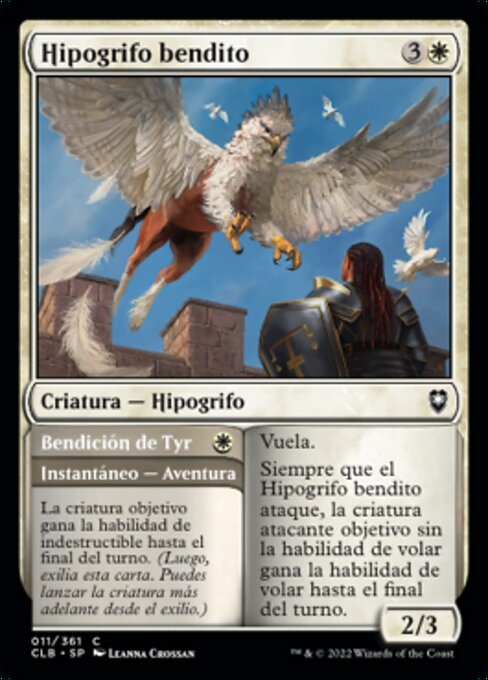 Blessed Hippogriff // Tyr's Blessing (11) [Commander Legends: Battle for Baldur's Gate]