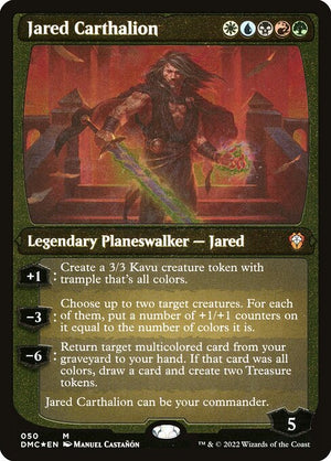 Jared Carthalion (50) [Dominaria United Commander] [Etched]