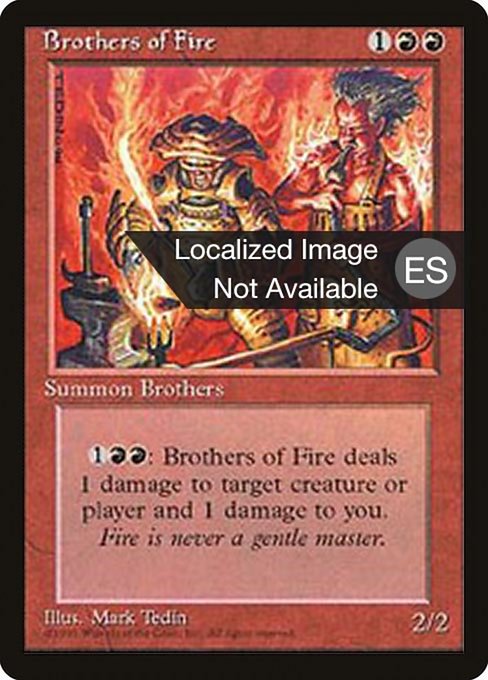 Brothers of Fire (179) [Fourth Edition Foreign Black Border]