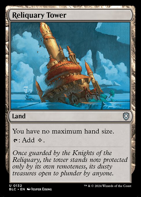 Reliquary Tower (132) [Bloomburrow Commander]