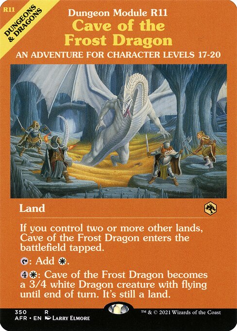 Cave of the Frost Dragon (350) [Adventures in the Forgotten Realms] [Showcase]
