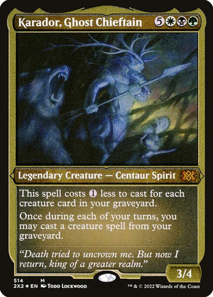 Karador, Ghost Chieftain (514) [Double Masters 2022]