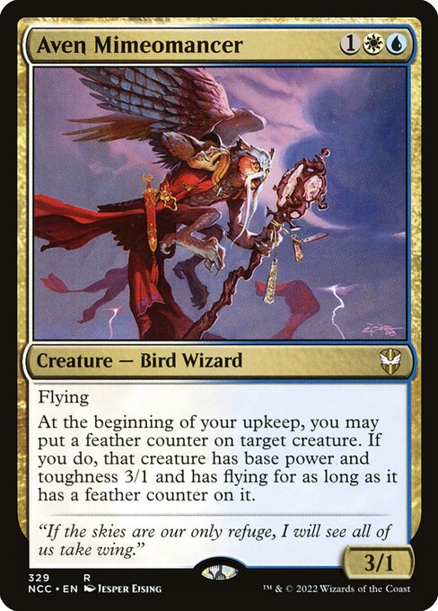 Aven Mimeomancer (329) [New Capenna Commander]