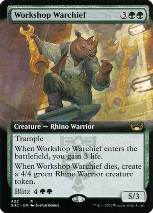 Workshop Warchief (432) [Streets of New Capenna] [Extended Art]