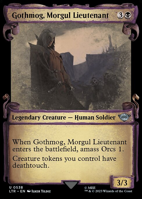 Gothmog, Morgul Lieutenant (538) [The Lord of the Rings: Tales of Middle-earth] [Showcase]