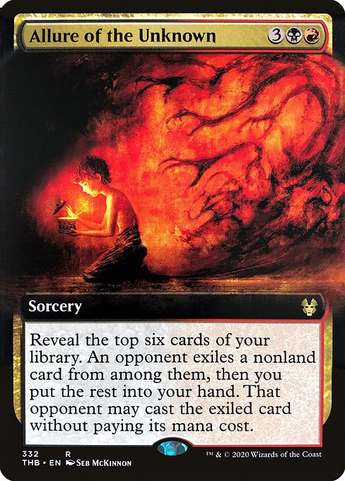 Allure of the Unknown (332) [Theros Beyond Death] [Extended Art]